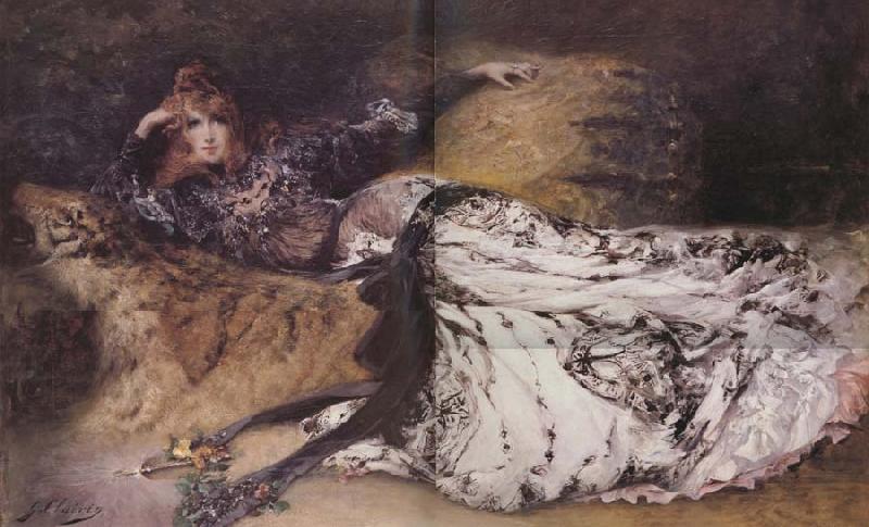 Georges Clairin Portrait de Sarah Bernhardt oil painting image
